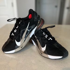 Nike Zoom Force Trout 7 Turf Baseball Cleats - Mens Size 7 - Black